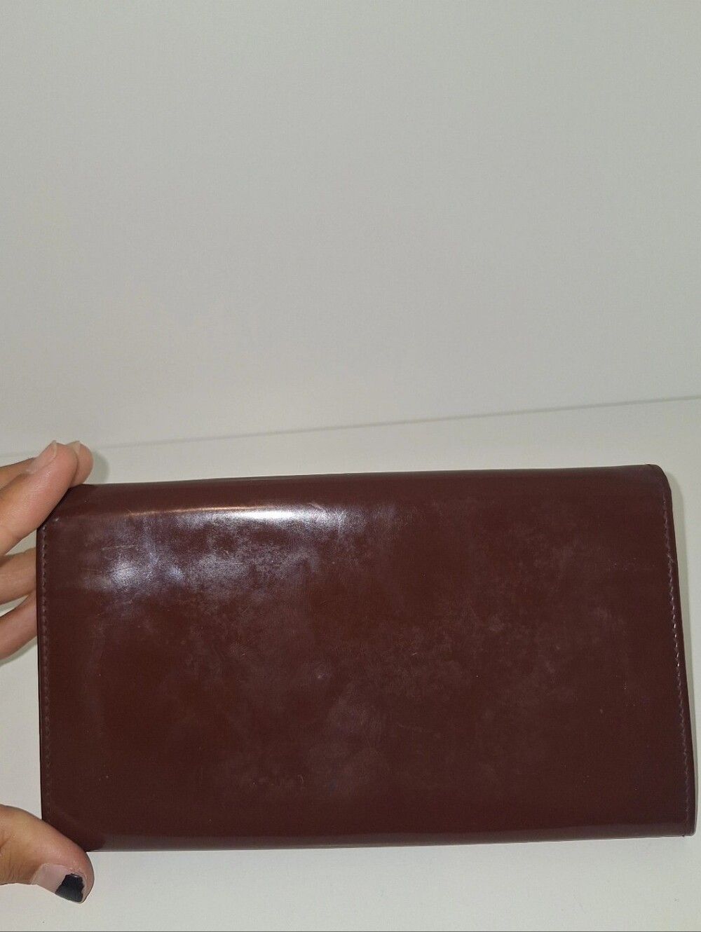 Gucci Brown Patent Leather Kisslock Wallet EUC - Picture 4 of 4
